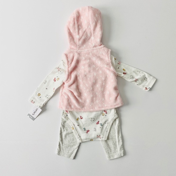 NWT 3 Piece Baby Girls Woodland Animal & B… - Picture 6 of 6